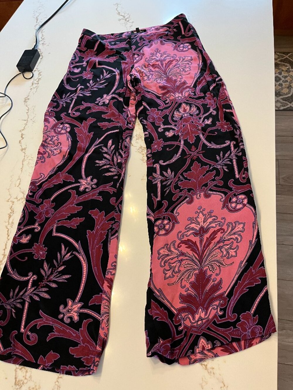 Vintage Betsey Johnson Printed Pants, Size Medium